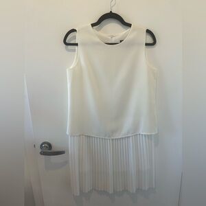 MANGO Cream Sleeveless Dress